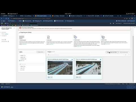 AWS Finish Labeling in Rekognition and Start Model Training