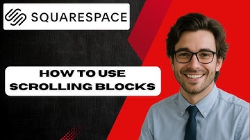 How to use scrolling blocks Squarespace 7.1 classic editor  (full guide)