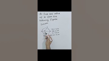 (Tangents and Intersecting  chords) class 10