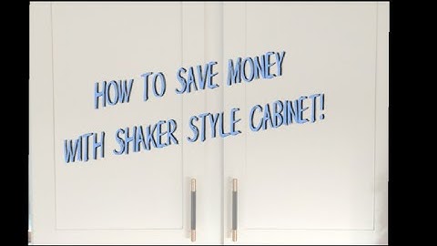 How to make Shaker style cabinet door! Woodworking tip! #youtube #construction #video #howto #diy