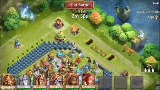 Guild Wars Vs Darkknights 241K Might All 5 Attacks Castle Clash