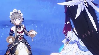 Genshin Impact jp Dub  Sandrone And Columbina Arguing