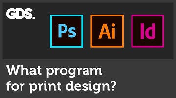 What programs do I use for print design? Ep4/15 [Multimedia design course - Print]