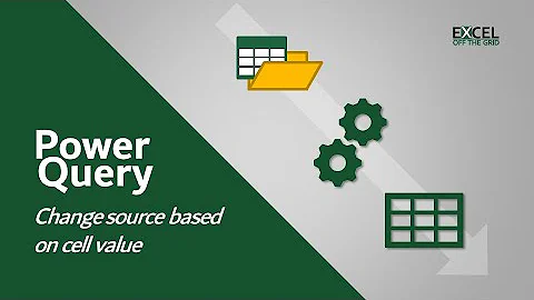 Change the Power Query source based on a cell value | Data refresh automation | Excel Off The Grid