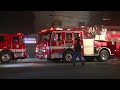 Pico Union: LAFD battle a greater alarm structure fire at a commercial building at 1659 W ...