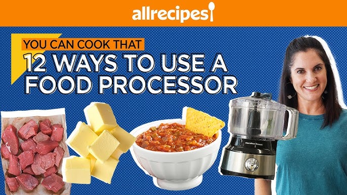 5 SHOCKING food processor recipes (not hummus!) 
