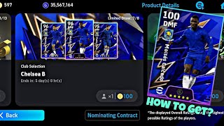 How To Get 100 Rated Moisés Caicedo in eFootball 2026! Chelsea B Pack Guide