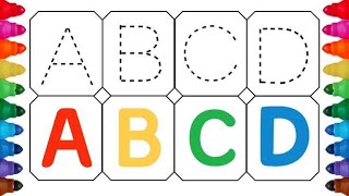 Learn ABCD Kids, learn A to z alphabet, Learn rhyming, Education for kids | @colourfulkids1