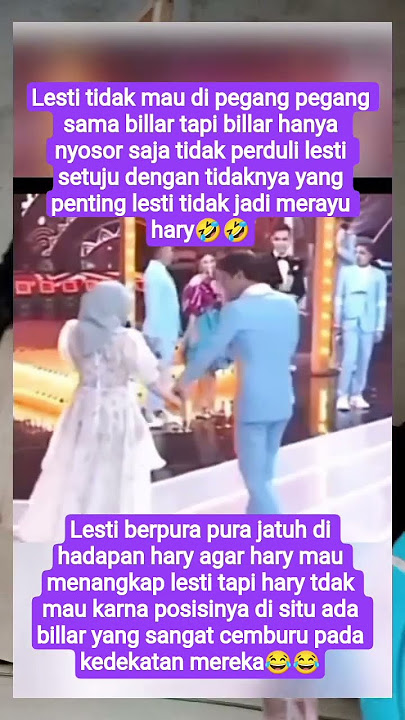 lesti tdk mau di gandeng sma billar tapi mlah j4tuh di hadpan hary#shortsfeed#fypyoutube#lestikejora