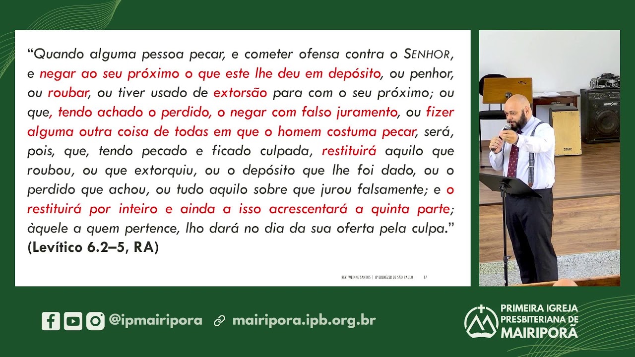 Escola Bíblica Dominical - 11/01/2026