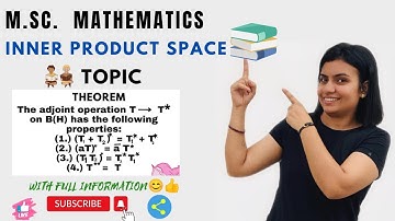 L-92||Theorem of Adjoint operator|| Inner product space || Hilbert space
