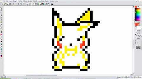 Pikachu pixel art tutorial part 2 of 2