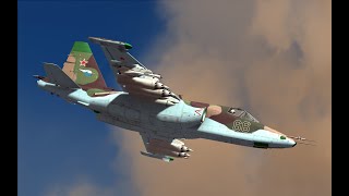 Су-25 (зачистка) и Ми-8 (десант) | DCS