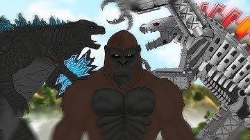 KONG vs GODZILLA : Final Part | Mecha Godzilla vs Kong | PANDY Animation 53