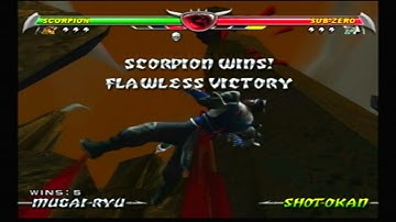 Mortal Kombat Deception-Falling Cliffs Death Trap On All Kombatants(Requested)