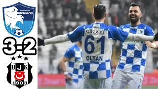 Beşiktaş 2-3 Erzurumspor Maç Özeti