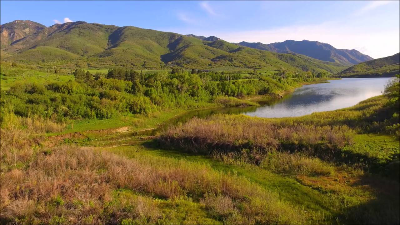 Drone East Canyon - Salt Lake City, Utah Sunset