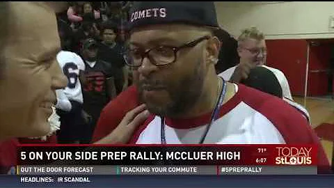 #5PrepRally at McCluer High School