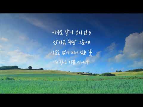 구름 들꽃 돌 연인 이정선 1976