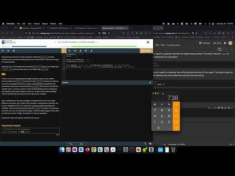 Python Module 2: Variables - LAB