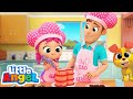 Jills pink princess bake off  little angel kids songs  nursery rhymes  moonbug kids  girl power