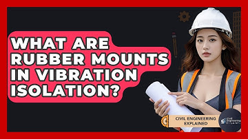 What Are Rubber Mounts In Vibration Isolation? - Civil Engineering Explained