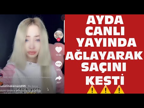 Ayda Kutay canlı yayında neden saçını kesti. Ayda ve Bartu ayrıldı mı. Ayda'nın yeni saçları