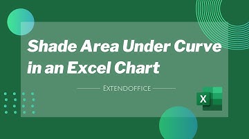 How To Shade The Area Under A Normal Curve In An Excel Chart?