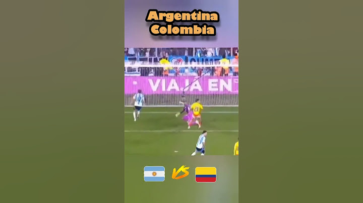 Argentina vs Colombia (1:1) #arg #argentina #colombia #col #messi #almada