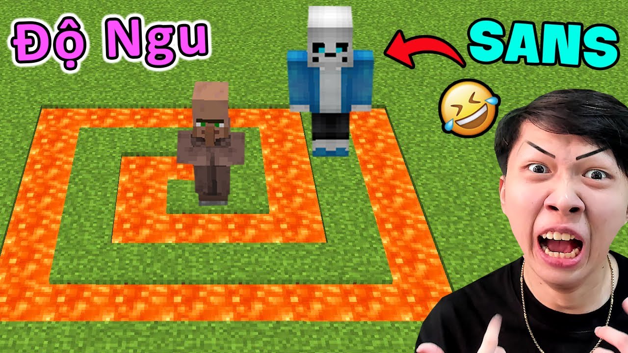 Vinh Thử Độ Ngu Của Sans – TIẾP TỤC ĐỘ THÔNG MINH CỦA MỌI THỨ TRONG MINECRAFT* Sans Ơi Là Sans 🤣