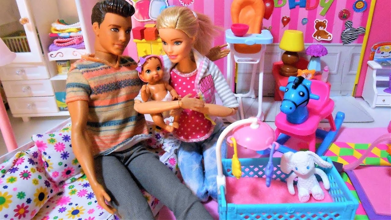 BABY! NURSERY! Barbie Doll Stories 