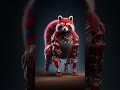 Robot Raccoon #shorts #aiart