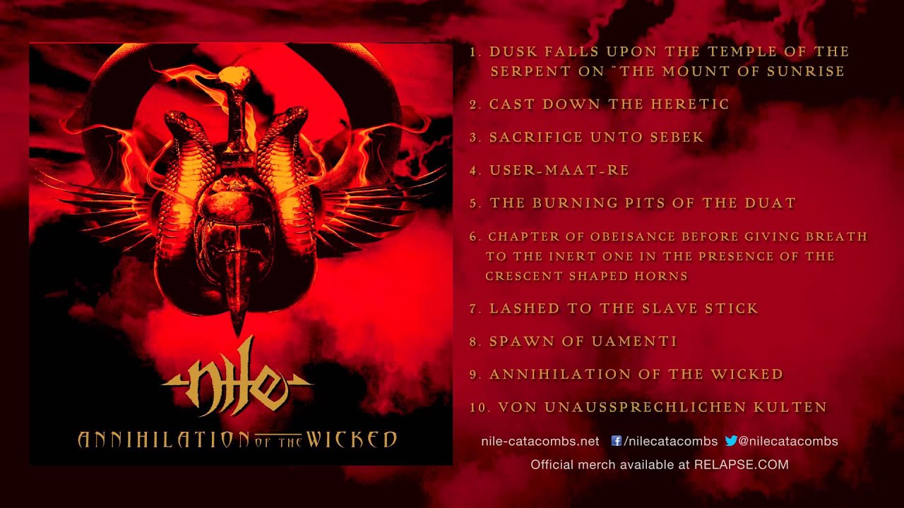 ⁣Nile - Annihilation of the Wicked - 2005