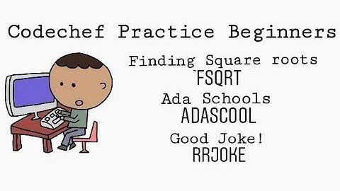Codechef - FSQRT | ADASCOOL | RRJOKE (Finding Square roots | Ada Schools | Good Joke!)