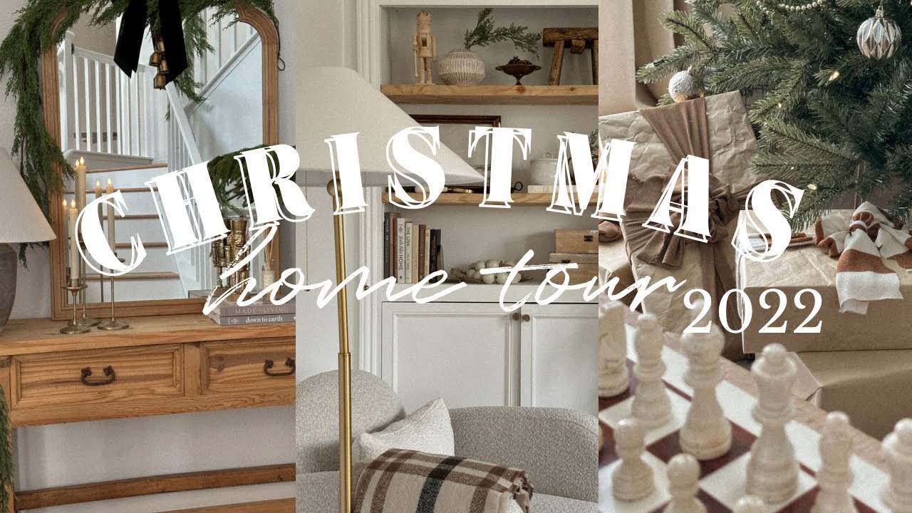 OFFICIAL CHRISTMAS HOME TOUR 2022 || Entryway, Living Room, Dining Room ...