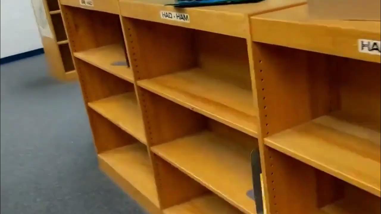 Florida substitute fired for posting a video of empty bookshelves