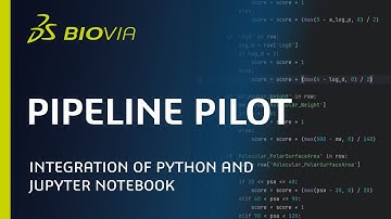 Pipeline Pilot | Integration of Python and Jupyter Notebook