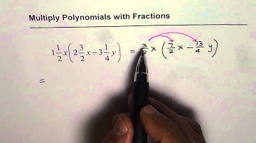 Multiply Polynomial Expression with Fraction