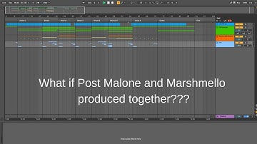 What if Post Malone and Marshmello produced together??? Free Ableton Template!