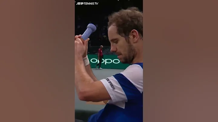 Richard Gasquet Speedy & Satisfying Racket Re-Grip 😌 #Shorts - DayDayNews