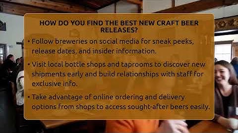How Do You Find The Best New Craft Beer Releases? - The Pint Guy