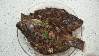 Tilapa with Tausi (Black Bean) | chinese recipes cooking | Menu of Today