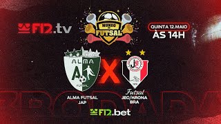 ALMA FUTSAL (JAP) X JEC/KRONA (BRA) - Copa Mundo do Futsal F12.bet Sub-21 2022 (Etapa Mundial)