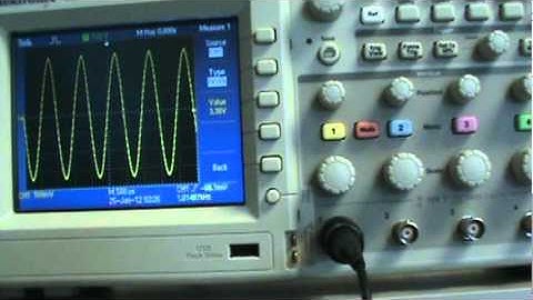 Measurements for Internal Restance on Digital Scope