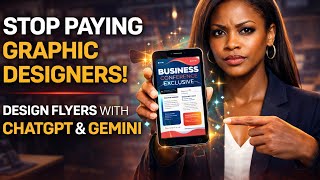 Stop Paying Graphic Designers! Design Flyers With ChatGPT & Google Gemini