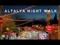 Antalya nightlife  antalya in november  4k turkey walking tourr 60fps