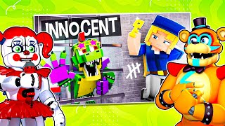 Glamrock Freddy and Circus Baby REACT to MONTY GETS ARRESTED!  Zamination Animation