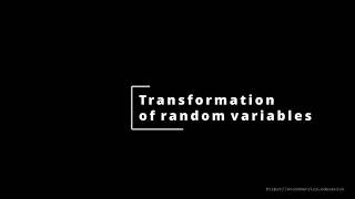 Statistics - Problem 3. Transformation of random variables. Uniform to Exponential
