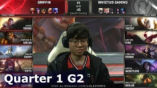 IG vs GRF - Game 2 | Quarter Finals S9 LoL Worlds 2019 | Invictus Gaming vs Griffin G2