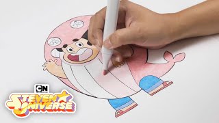 Steven Pink Whale Costume Drawing | Steven Universe | Cartoon Network screenshot 1